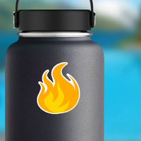 Raging Fire Sticker