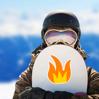 Simple Fire Drawing Sticker