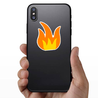 Simple Fire Drawing Sticker