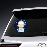 Space Cat Astronaut Sticker