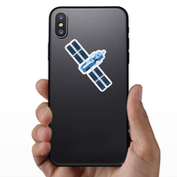 Space Satellite Sticker