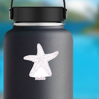 Starfish, Ink Sea Star Hand Drawn Sticker