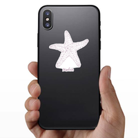 Starfish, Ink Sea Star Hand Drawn Sticker