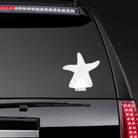 Starfish, Ink Sea Star Hand Drawn Sticker