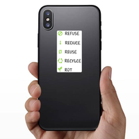 The 5 R's Of Zero Waste Living Sticker