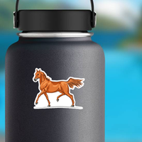 Trotting Arabian Horse Sticker