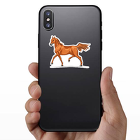Trotting Arabian Horse Sticker
