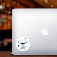 Unicorn UFO Sticker