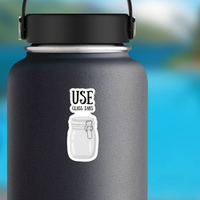 Use Glass Jars Sticker
