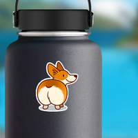 Welsh Corgi Butt Sticker