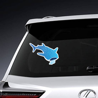 Whale Shark Eating Fish Sticker
