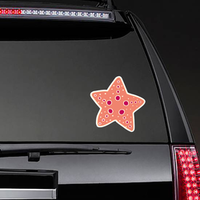 Yellow Line Starfish Sticker