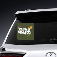 Zero Waste Life Text Sticker