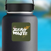 Zero Waste Life Text Sticker