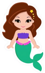 Tiny Mermaid Sticker
