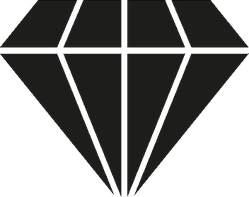 Trendy Flat Diamond Sticker