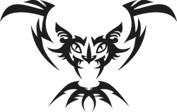 Tribal Bat Sticker