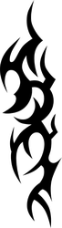 Tribal Maori Flame Sticker