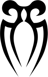 Tribal Spike Design Sticker