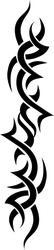 Tribal Thorn Design Sticker