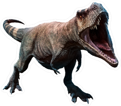 Tyrannosaurus Rex Illustration Sticker