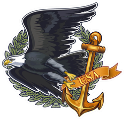 US Navy Eagle Sticker
