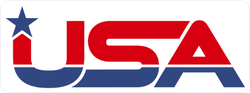 USA Star Logo Sticker