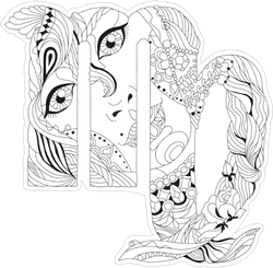 Virgo Zodiac Sign Sticker