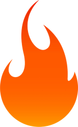Warm Flame Fire Sticker