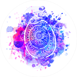 Watercolor Turtle Shell Sticker