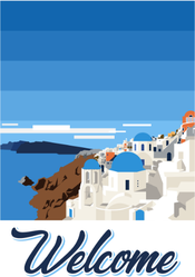Welcome To Paradise Island Sticker