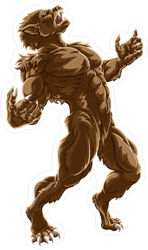 Werewolf Sticker