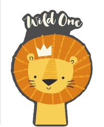 Wild One Lion Sticker