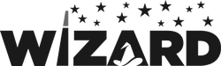 Wizard Hat And Stars Text Sticker