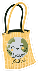 Zero Waste Shopping Sticker
