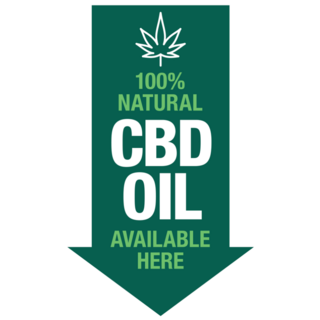 100% Natural Hemp Cbd Oil Available Here Sticker