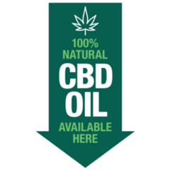 100% Natural Hemp Cbd Oil Available Here Sticker