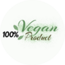 100% Vegan Product Lettering Sticker