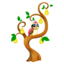 12 Days Of Christmas Cartoon Partridge Sticker