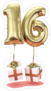 16 Birthday Helium Balloon Sticker