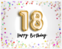 18th Birthday Celebration Sticker