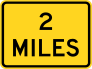 2 Miles Sticker