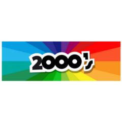 2000s On Rainbow Sticker