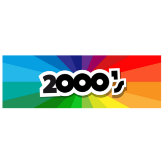 2000s On Rainbow Sticker