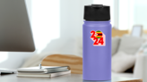 2024 Zimbabwe Flag Sticker on a Water Bottle (New) example