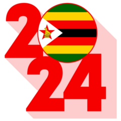 2024 Zimbabwe Flag Sticker