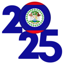2025 Banner With Belize Sticker