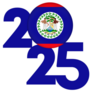 2025 Banner With Belize Sticker