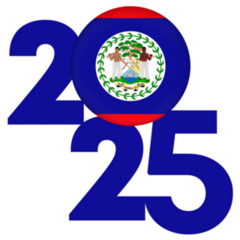 2025 Banner With Belize Sticker