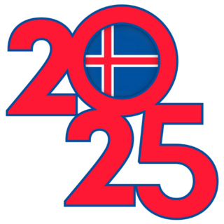 2025 Iceland Flag Sticker